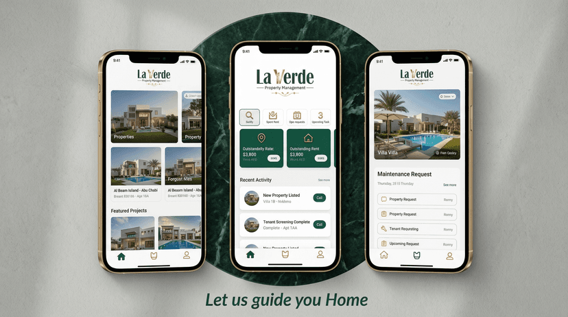 La Verde App Screens